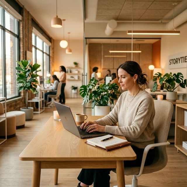 Freelance content writer writing a SEO optimised blog post